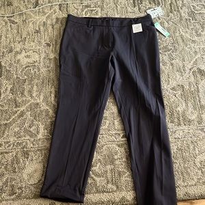 NWT 41 Hawthorn Becca Straight Leg Adjustable Hem Pant in Grey, Size 16